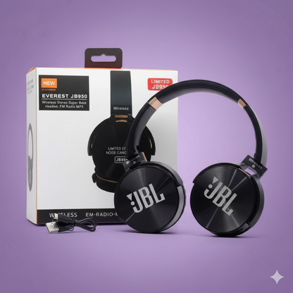 JBL JB950 Wireless Headphones – Deep Bass & Premium Sound