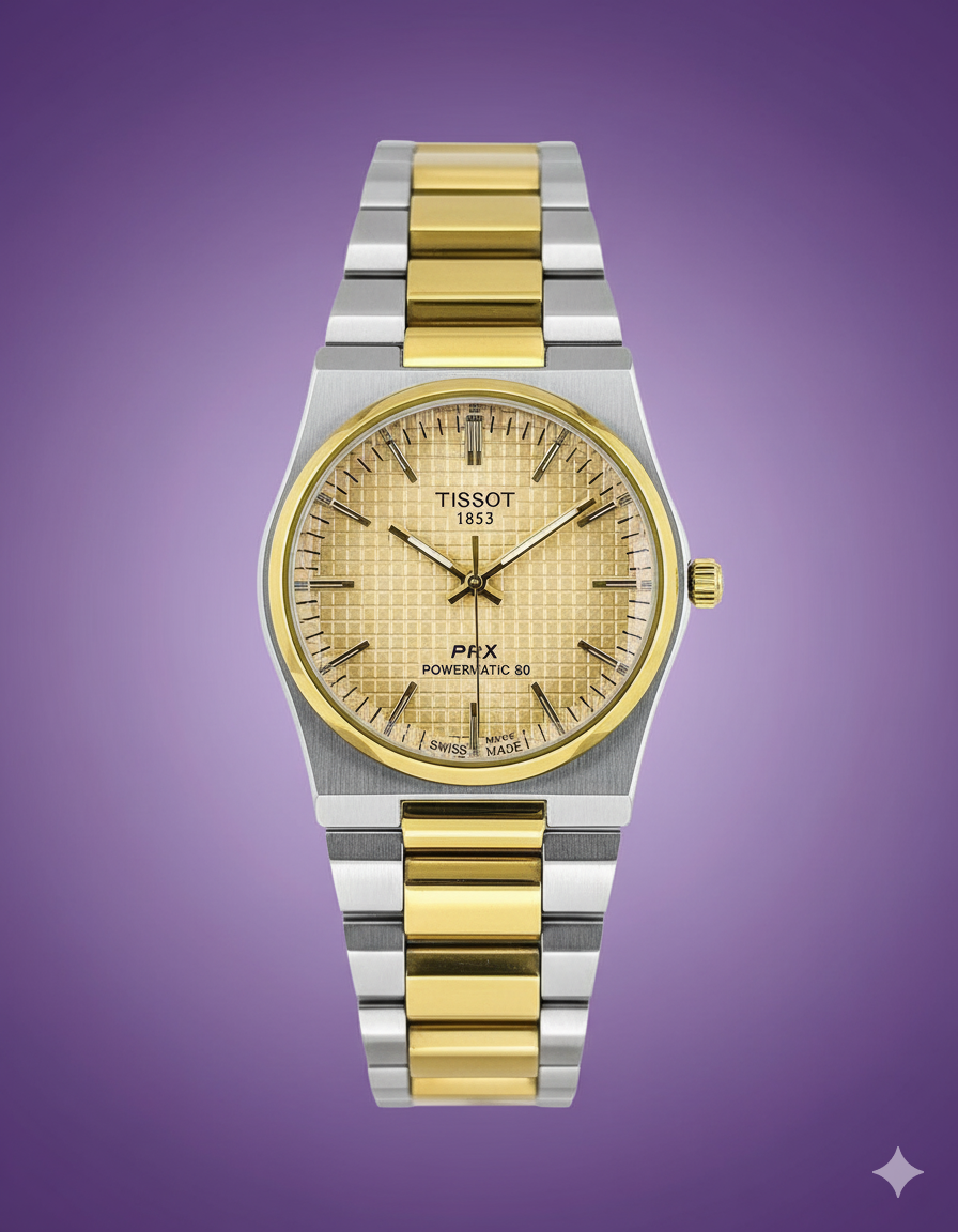 Tissot PRX Powermatic 80 – Two Tone Luxury Men’s Watch