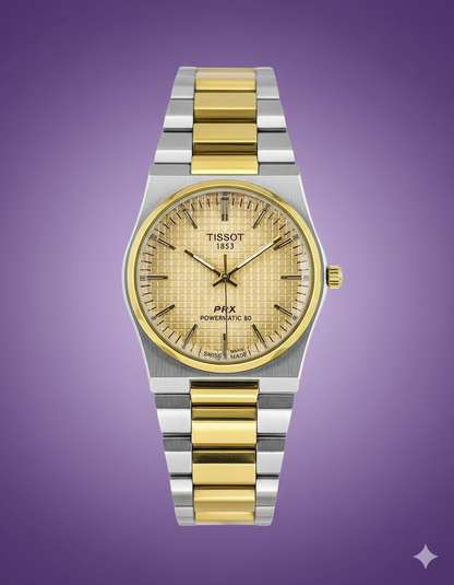 Tissot PRX Powermatic 80 – Two Tone Luxury Men’s Watch