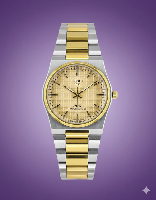 Tissot PRX Powermatic 80 – Two Tone Luxury Men’s Watch