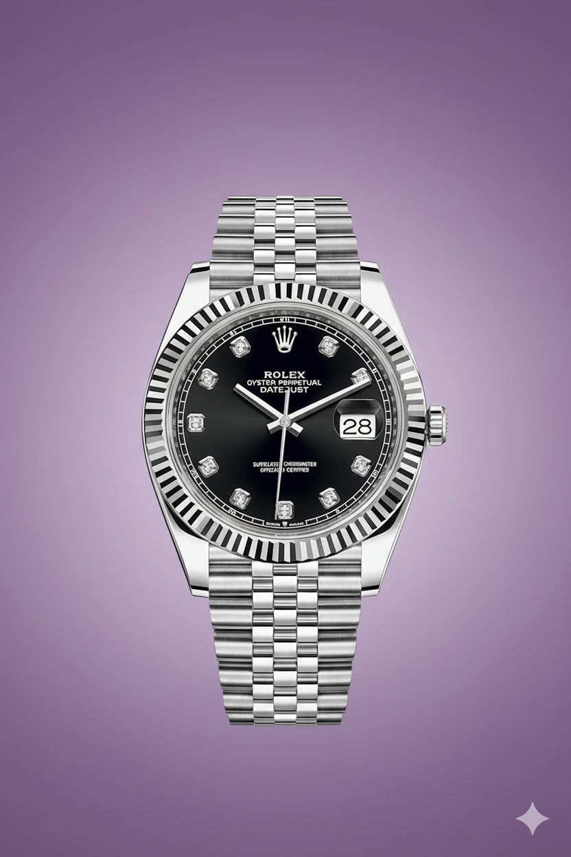 Rolex Royale Black Dial Luxury Watch
